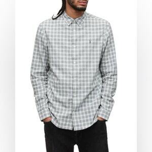 ALL SAINTS Culto Long Sleeve Button Up